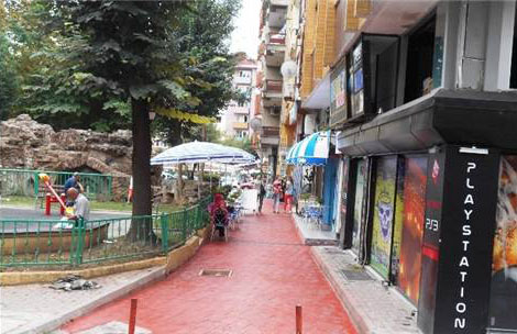 Kaldırım ve Cadde Düzenlemesi Baskı Beton 3