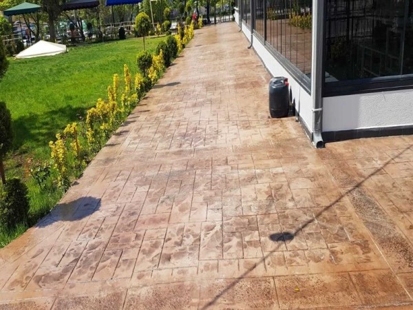 Bahçe ve Yürüyüş Yolu Baskı Beton 5