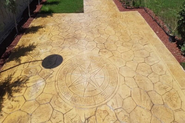 Bahçe ve Yürüyüş Yolu Baskı Beton